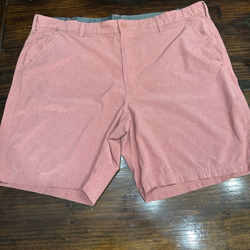 Coral and Gray Shorts